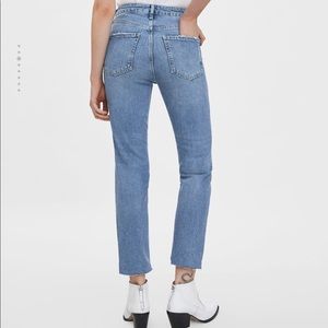 (BRAND NEW) ZARA High Rise Slim Straight Fit Jeans